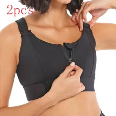High-Intensity Shockproof Seamless Fitness Bra – Women's Support & Comfort