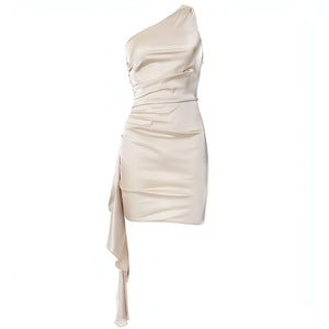 Robe ajustée sans manches à bandoulière