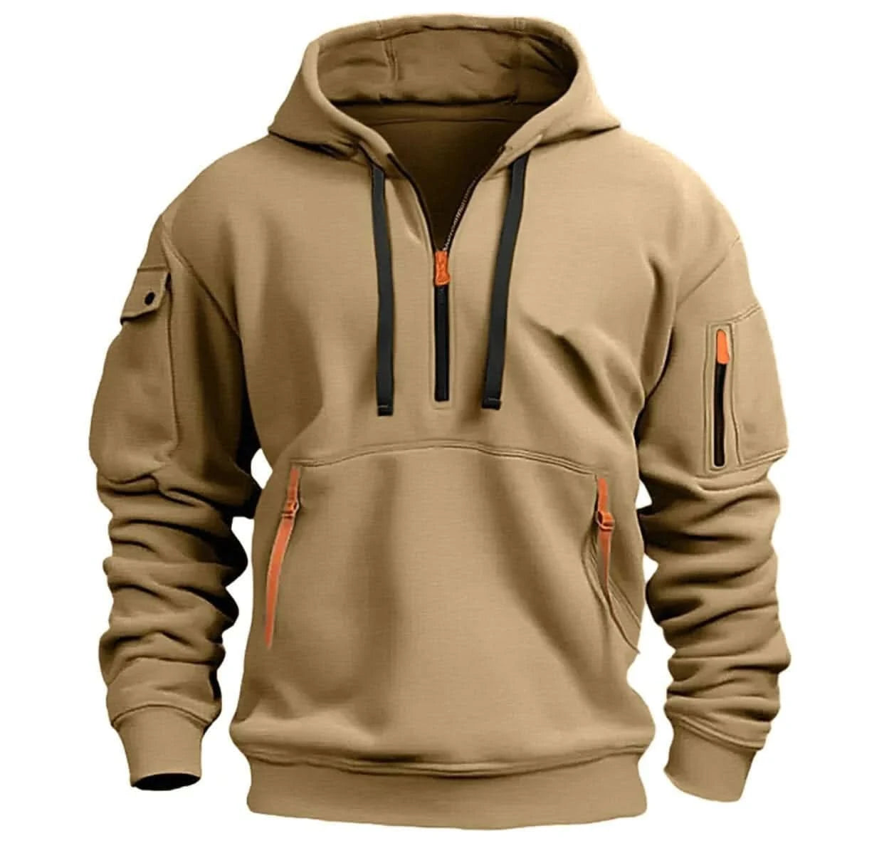 Men’s Easy Fit Hooded Sweatshirt – Oversized Pullover Hoodie for Fall/Winter Comfort & Styl