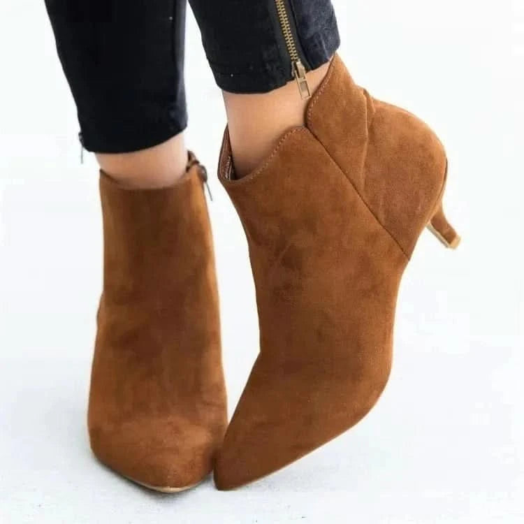 Bottes hautes à imprimé léopard