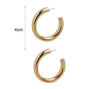 Boucles d'oreilles créoles Scarlett