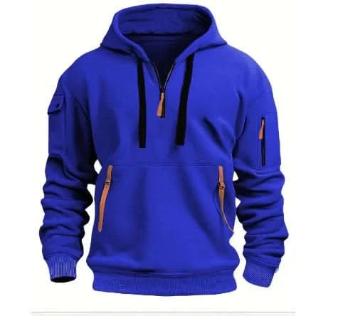Men’s Easy Fit Hooded Sweatshirt – Oversized Pullover Hoodie for Fall/Winter Comfort & Styl