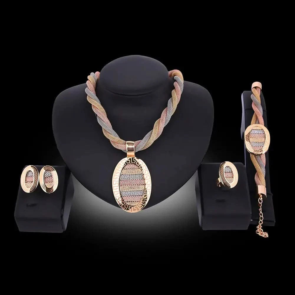 Ensemble de bijoux de mariée indiens en or