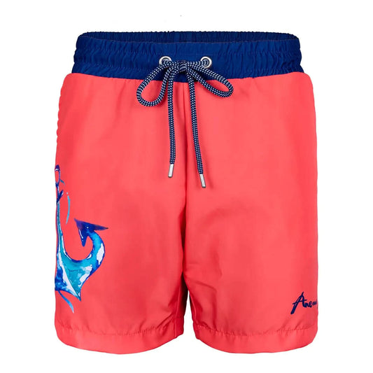 All4YouNow Men's Premium Swim Trunk – Anchor Print by Anemoss