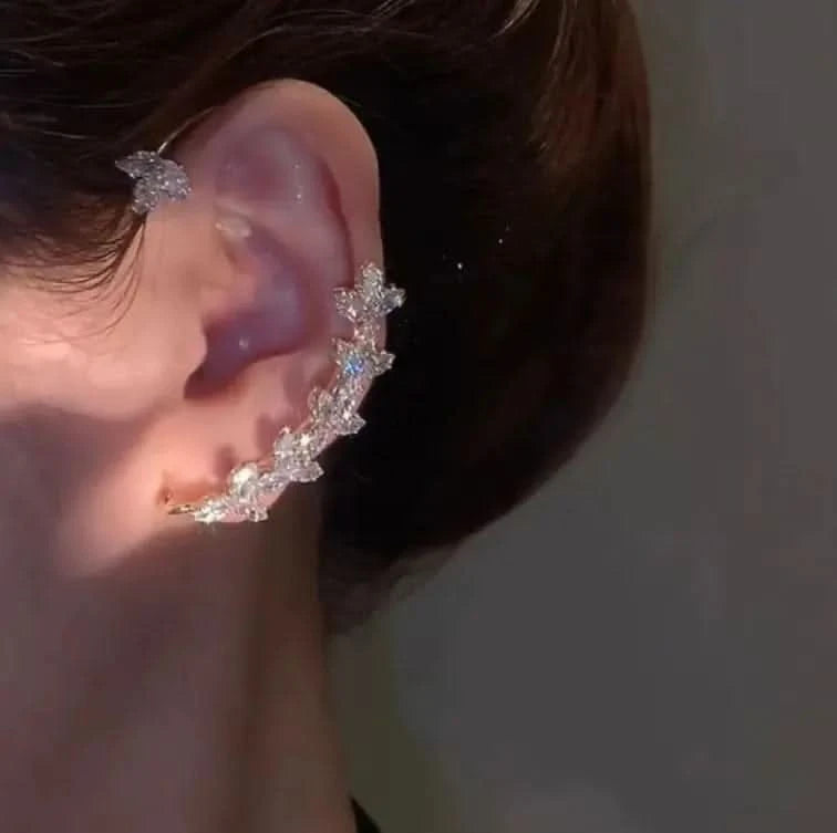 Boucles d'oreilles en zircon pour femme, sans boucles d'oreilles percées