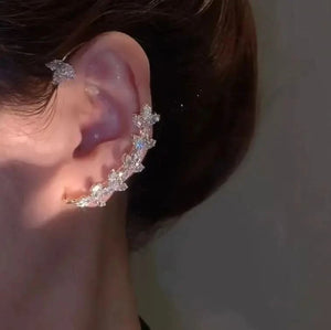 Boucles d'oreilles en zircon pour femme, sans boucles d'oreilles percées