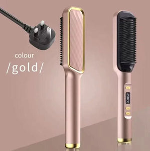 Peigne électrique multifonction pour lisser les cheveux