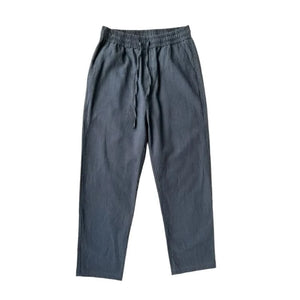Men's Casual Pants White Baggy Straight Trousers