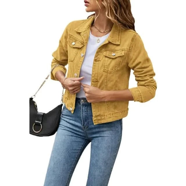 Veste en jean pour femme