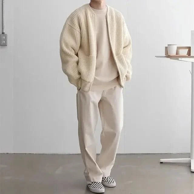 كارديجان رجالي محبوك بقصّة Slim Fit