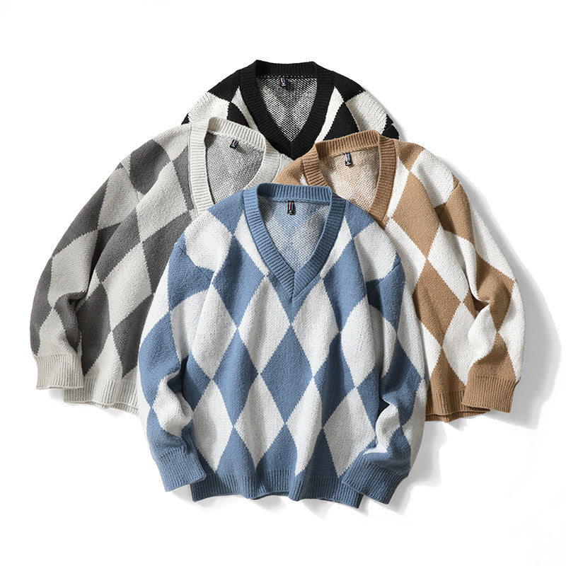 Men’s Winter Loose Pullover Hoodie – Warm Polyester Long Sleeve Sweatshirt for Teen Boy