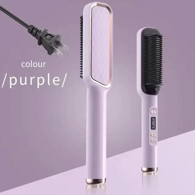 Peigne électrique multifonction pour lisser les cheveux