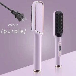 Peigne électrique multifonction pour lisser les cheveux