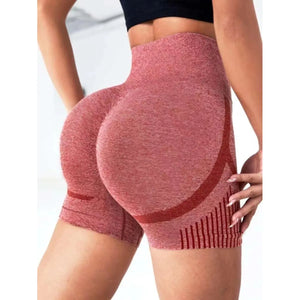 Short de yoga taille haute sans couture