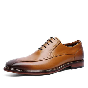 Men's Retro Trendy Top Layer Leather Shoes