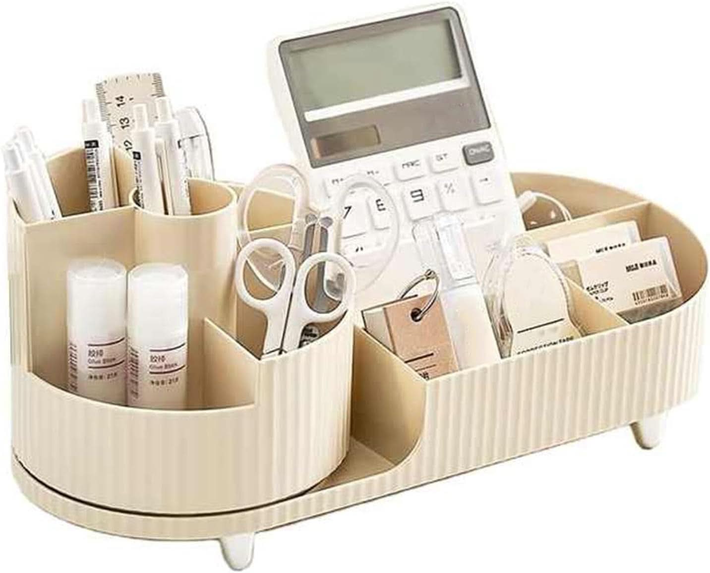 360°Rotating Makeup Organizer, Cosmetic Storage Organizer Box for Dressing Table Bedroom, 3020208/120338AM07US2