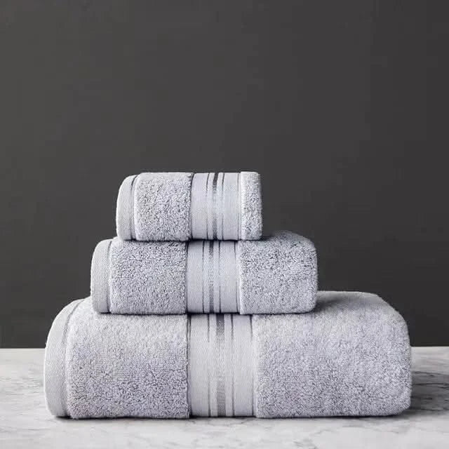 Ensemble de serviettes de bain en coton égyptien neuf