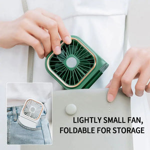 Mini ventilateur de cou pliable et rafraîchissant