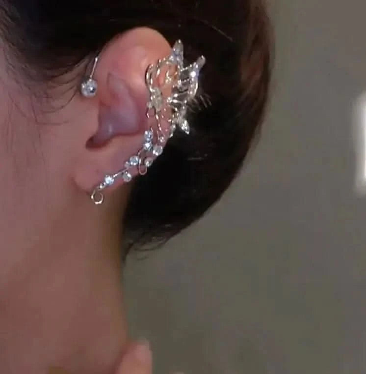 Boucles d'oreilles en zircon pour femme, sans boucles d'oreilles percées