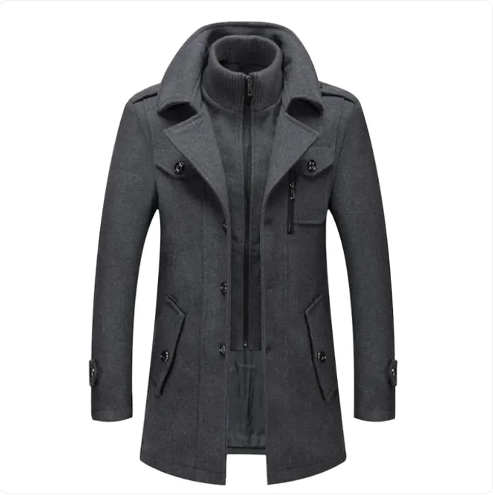 Sterling Trench Coat – Classic Men’s/Women’s Long Coat for Fall & Winter | Stylish Outerwea