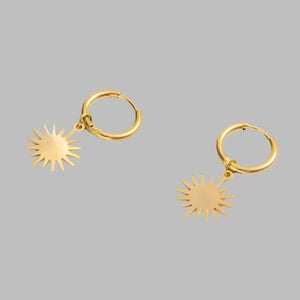 Pendant Hoop Earrings
