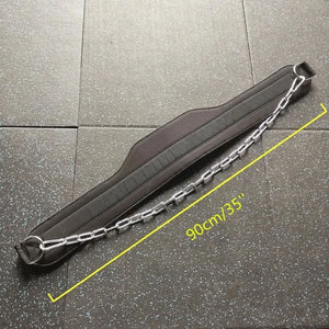 Ceinture d'haltérophilie avec chaîne