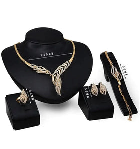 Ensemble de bijoux de mariée indiens en or
