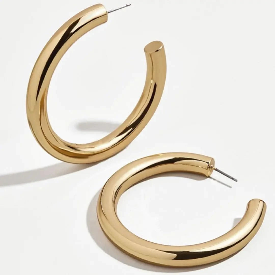 Boucles d'oreilles créoles Scarlett