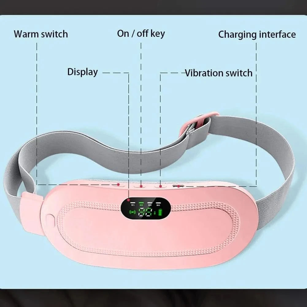 Ceinture chauffante et de massage menstruelle