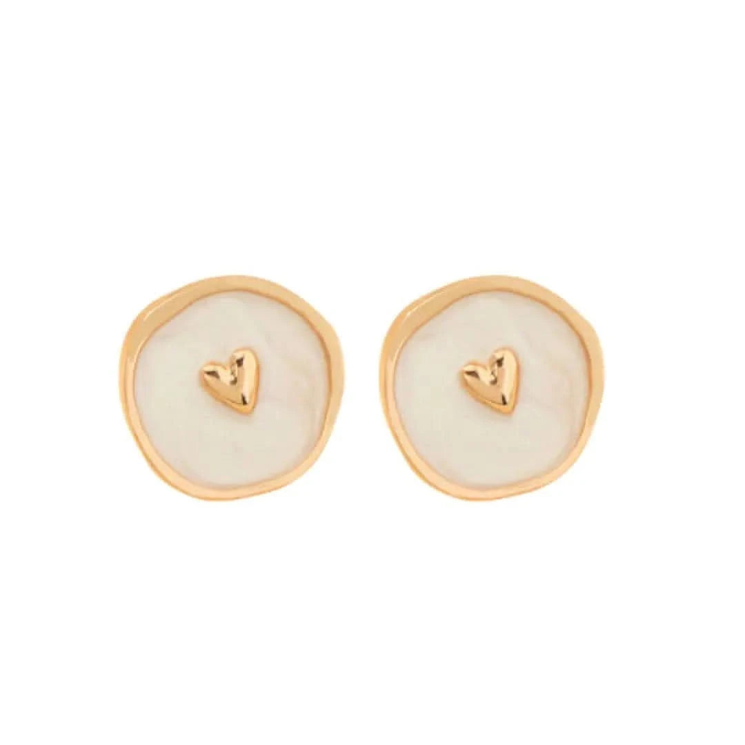 Boucles d'oreilles Astrales Blanches