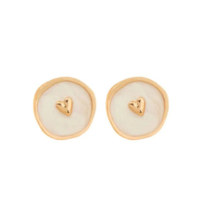 Boucles d'oreilles Astrales Blanches