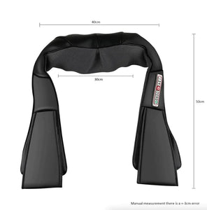 Masseur Shiatsu pour le dos, le cou et les épaules avec coussin chauffant et pétrissage 3D pour tissus profonds