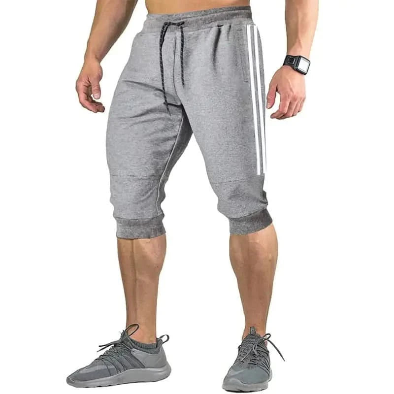 All4YouNow Men’s Cropped Jogger Pants – Breathable Comfort for Running & Training