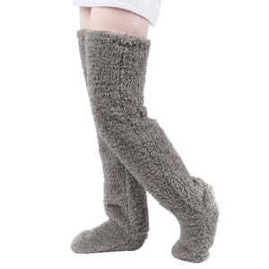 Over Knee High Fuzzy Long Socks – Cozy & Stylish Cold Weather Accessory