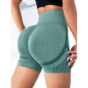 Short de yoga taille haute sans couture