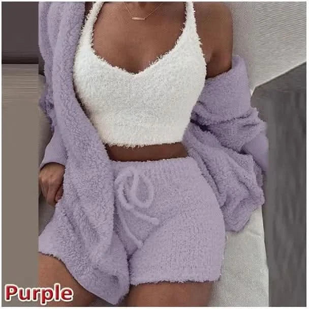 Ensemble de vêtements d'hiver en tricot