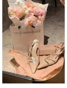 Sandales à talons hauts et boucle pour femmes