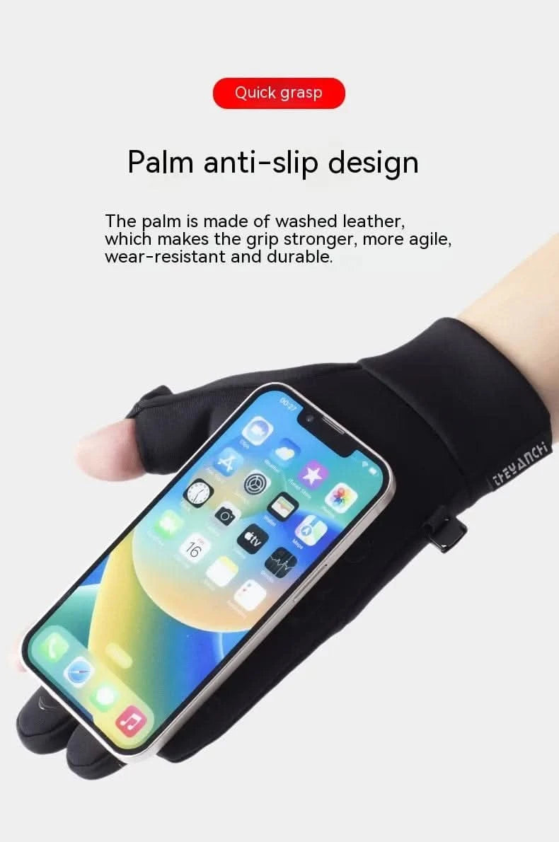 Outdoor Touchscreen Anti-Slip Cycling & Fishing Gloves