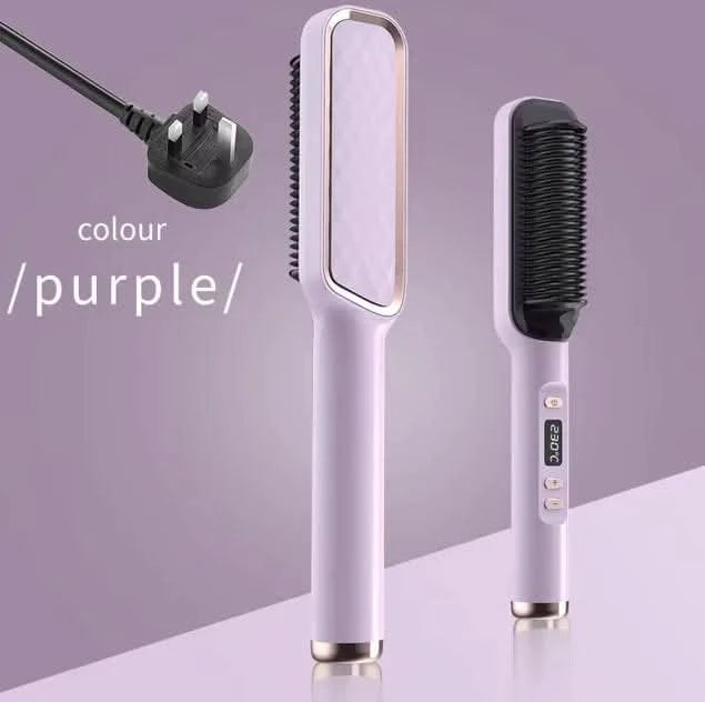 Peigne électrique multifonction pour lisser les cheveux