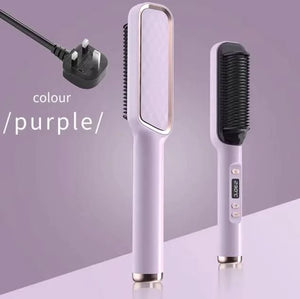 Peigne électrique multifonction pour lisser les cheveux