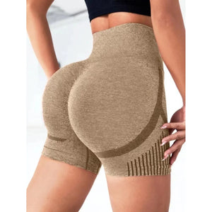 Short de yoga taille haute sans couture