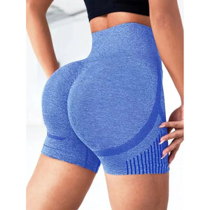Short de yoga taille haute sans couture