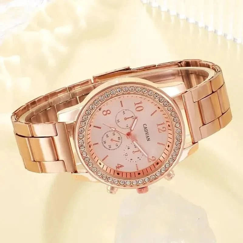 Rose Gold Luxury Watch Set