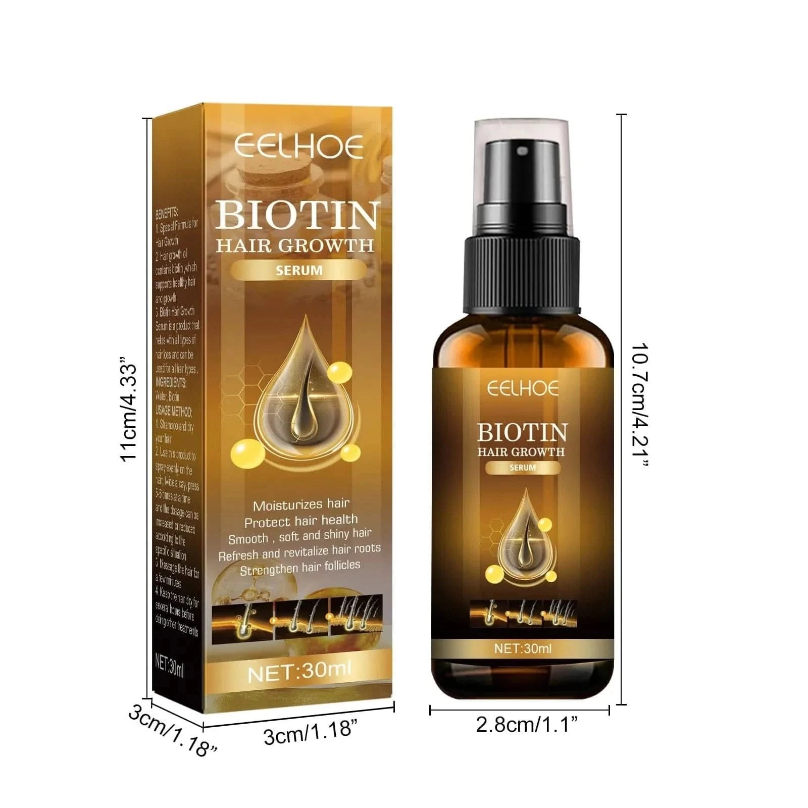 EELHOE Biotin Hair Growth & Repair Spray