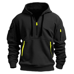 Men’s Easy Fit Hooded Sweatshirt – Oversized Pullover Hoodie for Fall/Winter Comfort & Styl