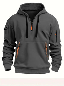 Men’s Easy Fit Hooded Sweatshirt – Oversized Pullover Hoodie for Fall/Winter Comfort & Styl