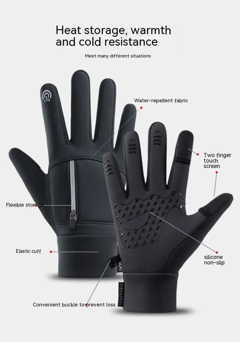 Outdoor Touchscreen Anti-Slip Cycling & Fishing Gloves