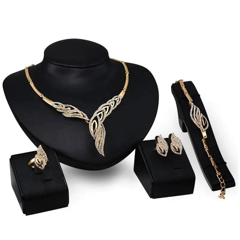 Ensemble de bijoux de mariée indiens en or