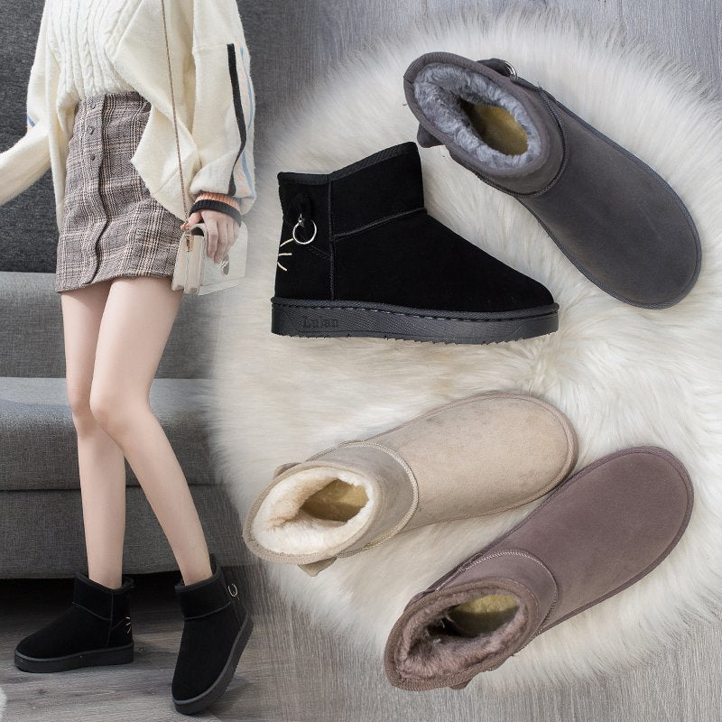 Women's Thick Fashion Wear Winter Cotton Shoes