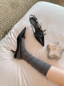 Sandales à talons hauts et boucle pour femmes